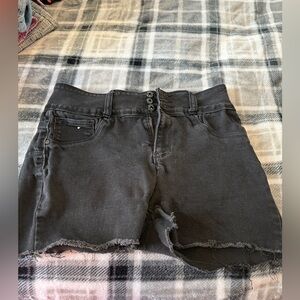 Women's Black Denim Shorts